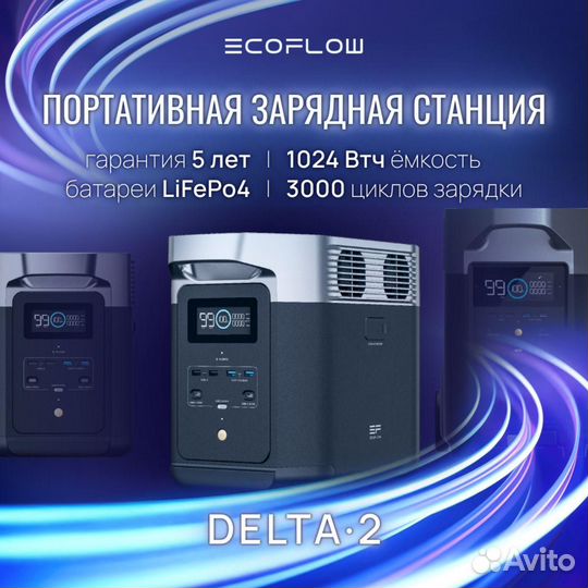 Зарядная станция EcoFlow Delta 2 1024Втч
