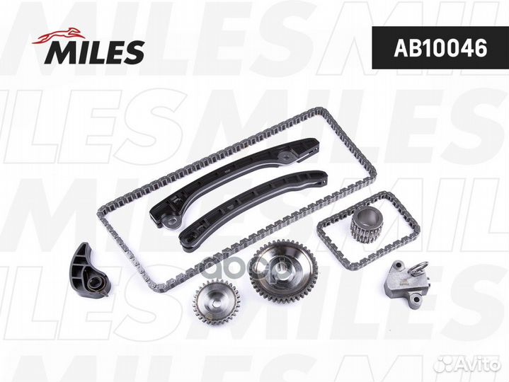 Комплект цепи грм nissan 1.6i HR16DE 10- AB10046