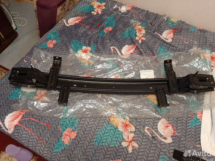 Усилитель бампера на kia rio 3 задний