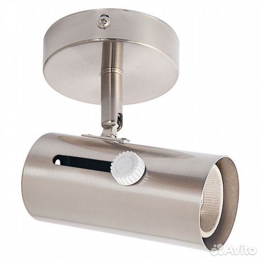 Спот DE fran Kraz Е27 1х40Вт сатин никель