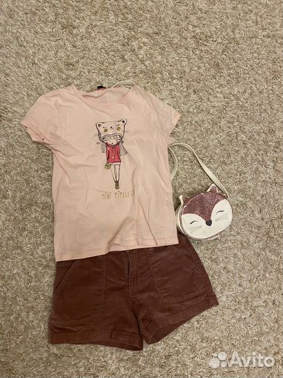 Вещи пакетом на девочку 134 140