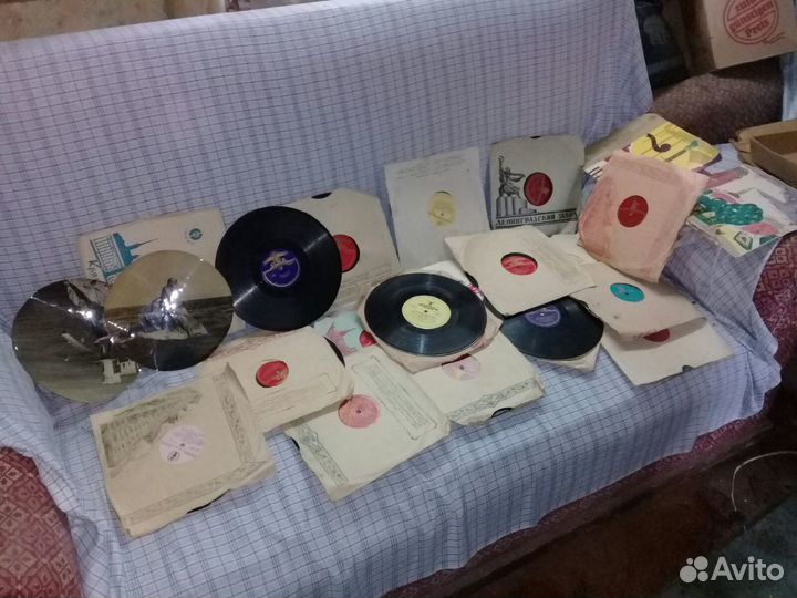 Пластинки виниловые времен СССР