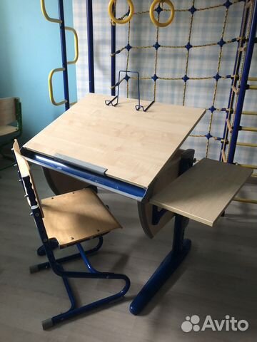 Растущая парта и стул дэми