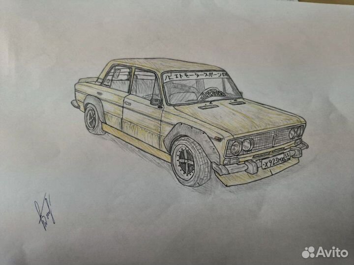 Рисую машины