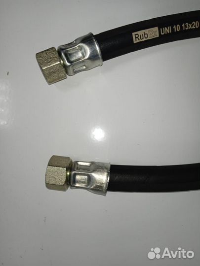 Резиновая газовая подводка D9 (для плит) 0,5м 1/2'