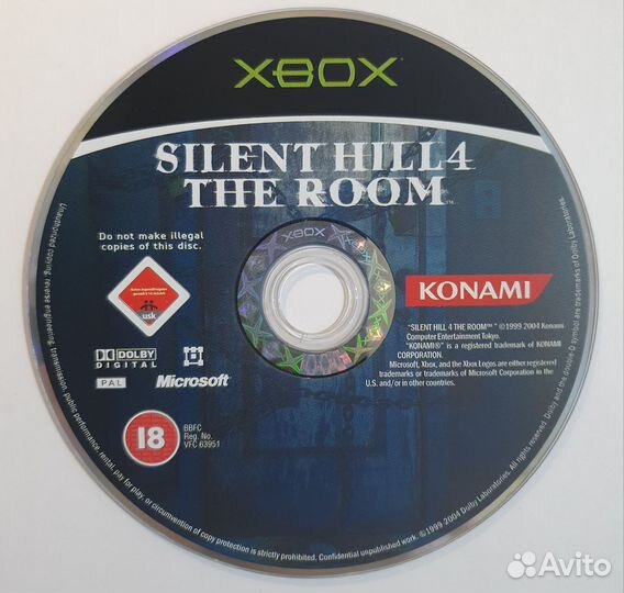 Xbox original / Xbox 360 Silent Hill 4. Лицензия