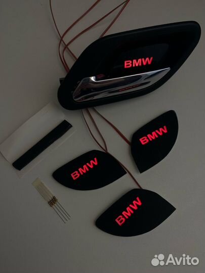 Led подсветка дверных ручек салона BMW 5 E39