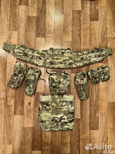 Боевой противоосколочный пояс с кевларом варбелт