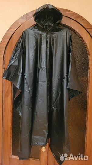 Плащ дождевик с капюшоном