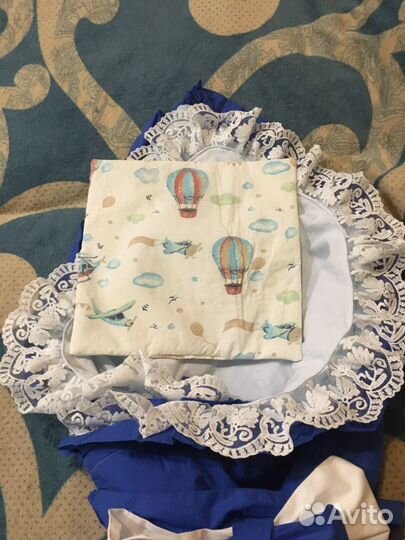 Конверт одеяло на выписку для мальчика