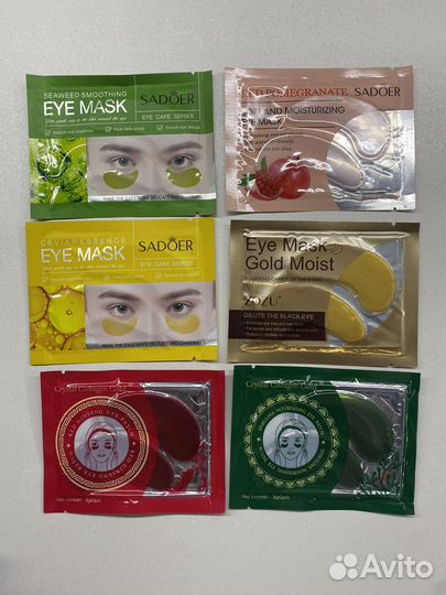 Патчи для глаз/губ, блески для губ, крема для рук