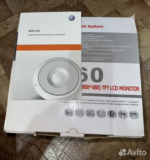 Новая штатная магнитола VW RCD 310