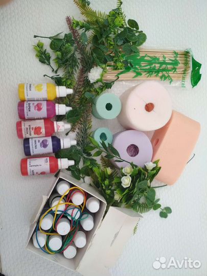 Силиконовые формы для мыла цветы