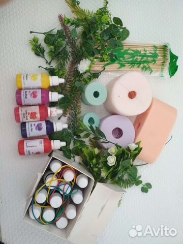 Силиконовые формы для мыла цветы