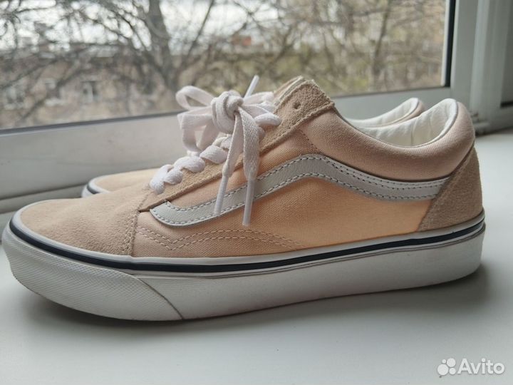 Кеды Vans old skool светлые