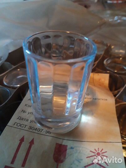 Стаканы стопки 50 шт граненые 50 мл