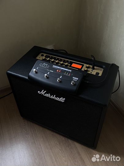 Комбоусилитель marshall code 50 + футсвитч