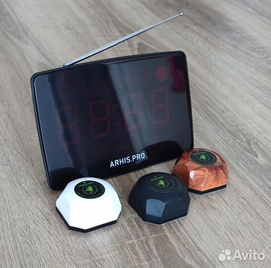 Кнопки вызова официанта модель Бургер и табло