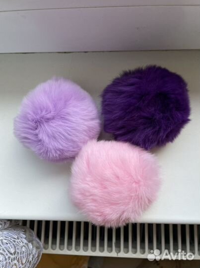 Меховые помпоны