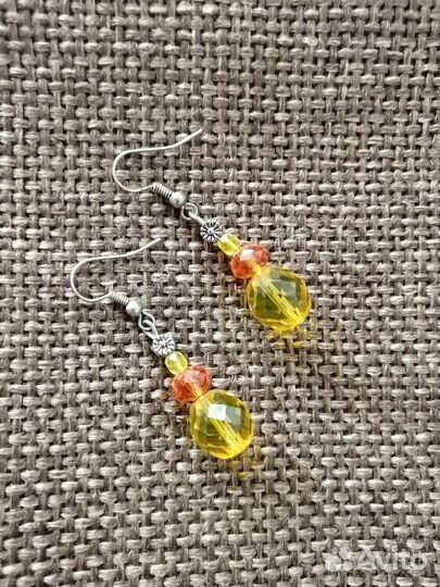 Серьги бижутерия