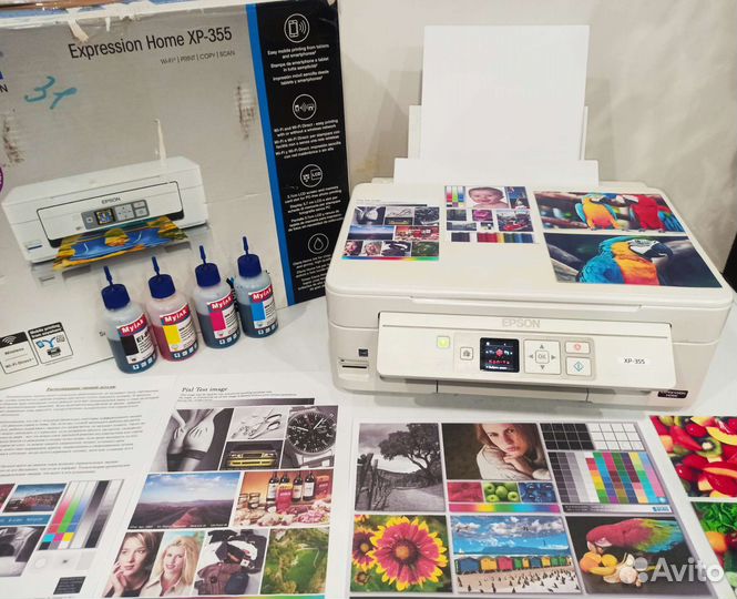 Мфу Epson XP355 с WiFi и пзк