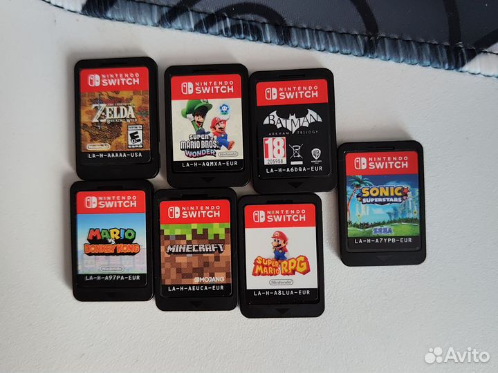 Игры для nintendo switch катриджи