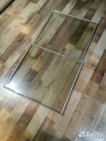 Двери створки стеклянные для морозилки ларя холод