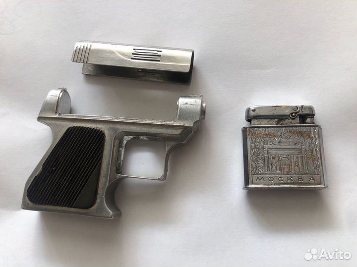 Зажигалка Москва Огонек СССР Пистолет