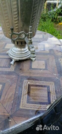 Самовар СССР, на углях, подтекает