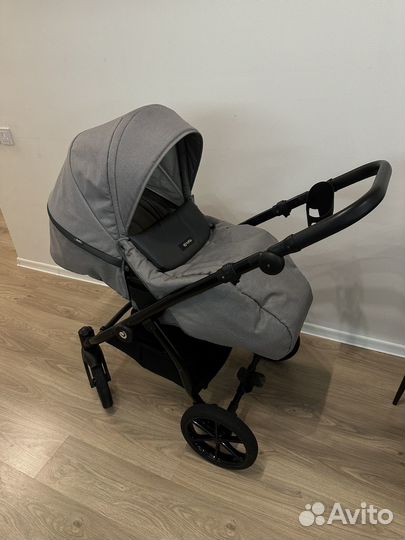 Коляска tutis nanni 3 в 1 серая
