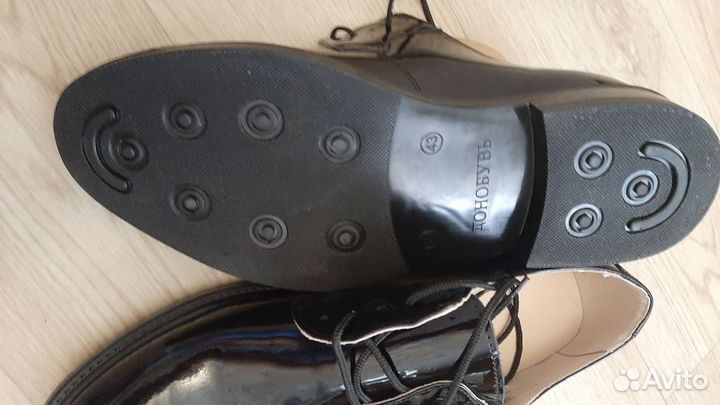 Туфли мужские военные лакированные 43 р