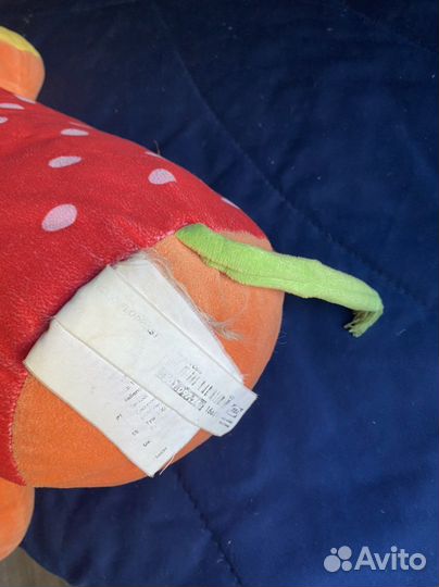 Мягкая игрушка бегемот IKEA икеа