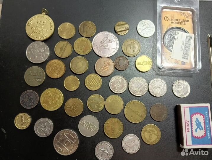 Набор жетонов 38 штук. Одним лотом