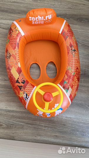 Надувной круг машинка сочи