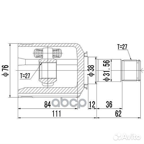 Шрус MB E-class 212/S-class 221 Z88955R Zikmar