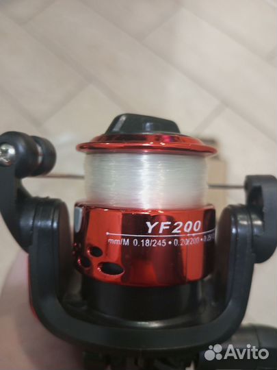 Катушка для рыбалки с леской в комплекте