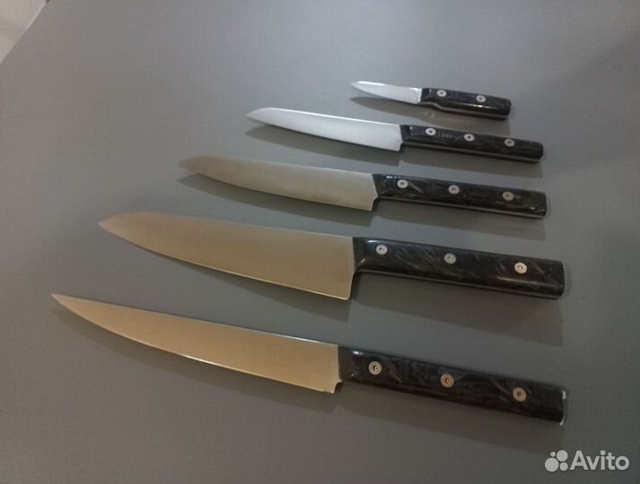 Набор кухонных ножей конвекс (выпуклая линза)