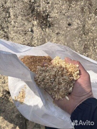 Стружка в мешках