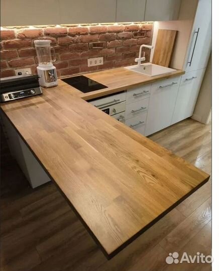 Столешница для кухни деревянная