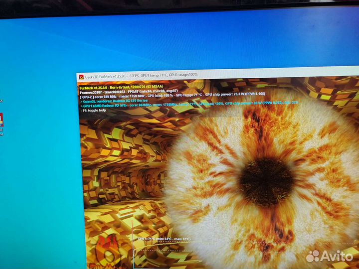 Игровой intel i5-3470/RAM8/RX570/SSD256/HDD1000GB