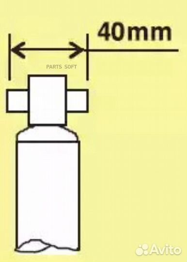 Амортизатор задний газовый\ MB Vito 2.2CDi/3.2 03