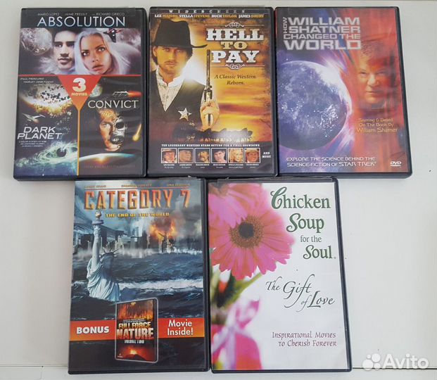 DVD диски на русском и английском