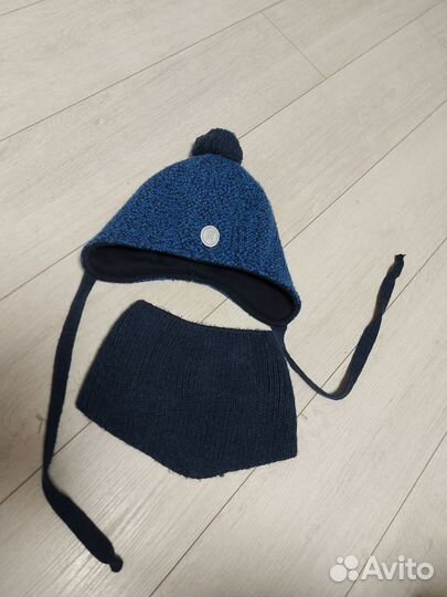 Шапка зимняя со снудом на мальчика Прикиндер46-48