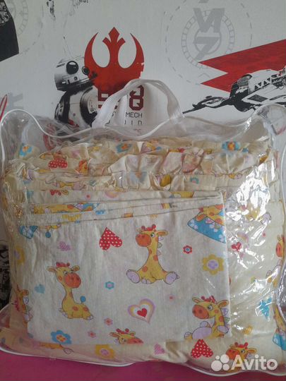 Бортики в кроватку бу