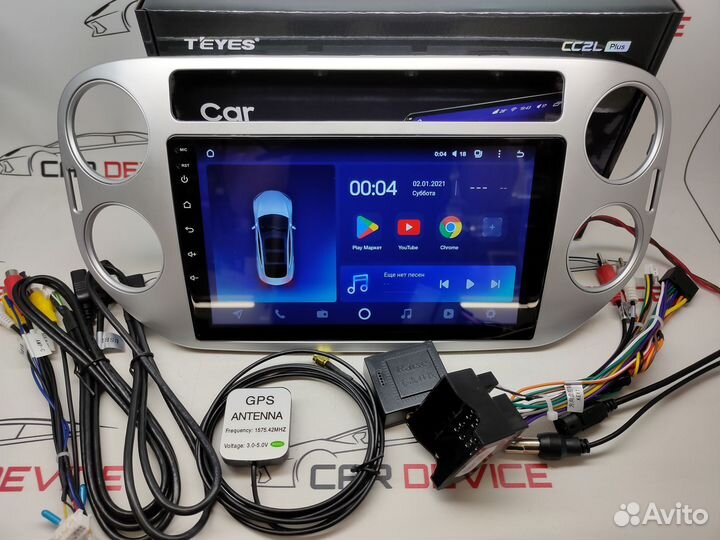 Магнитола Тигуан 2006-2016 CC2L Teyes 2/32