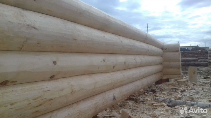 Срубы бань домов пристроев