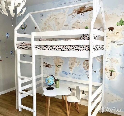 Детская кровать чердак
