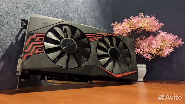 Видеокарта asus RX580 8GB 2048SP