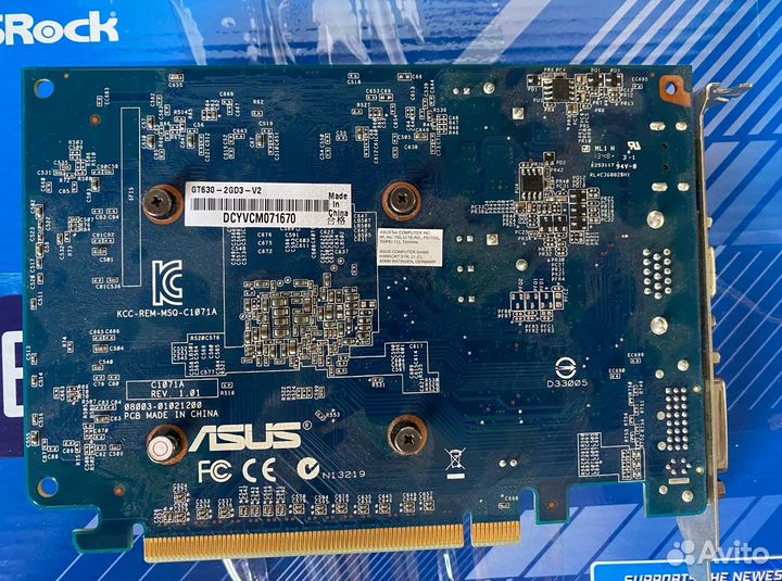 Видеокарта asus nvidia GeForce GT 630 2гб
