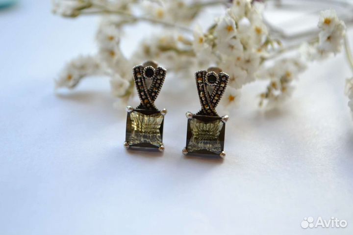 Серьги серебро 925 пробы